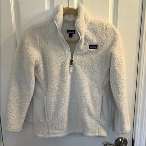 Patagonia Kids' White Fleece Jacket